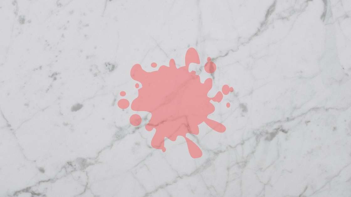 remove stains from marble counter